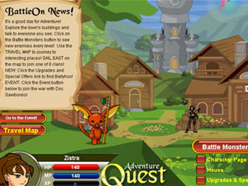 Screenshot of Adventure Quest