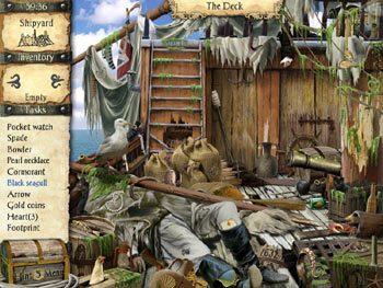 Screenshot of Adventures of Robinson Crusoe