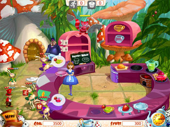 Screenshot of Alice's Tea Cup Madness