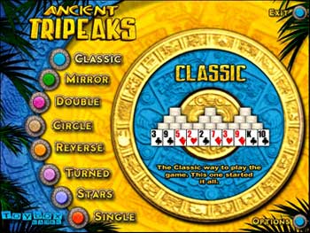 Screenshot of Ancient Tripeaks