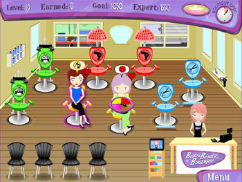 Screenshot of Belle's Beauty Boutique