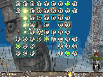 Screenshot of Big Kahuna Words
