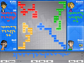 Screenshot of Blokus - World Tour