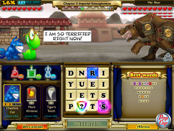 Screenshot of Bookworm Adventures Volume 2