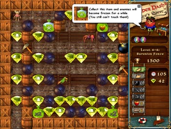 Screenshot of Boulder Dash - Pirates Quest