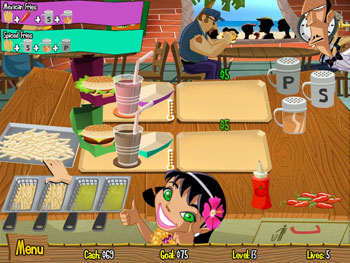 Screenshot of Burger Island