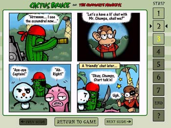 Screenshot of Cactus Bruce and the Corporate Monkeys