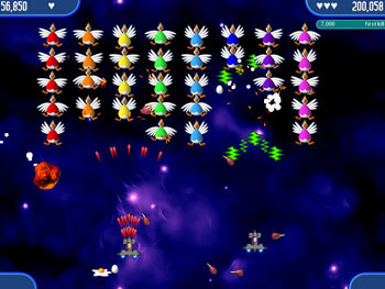 Screenshot of Chicken Invaders 2 - The Next Wave