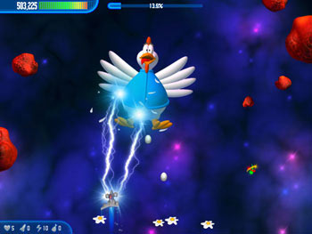 Screenshot of Chicken Invaders 3 - Revenge of the Yolk