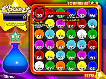 Screenshot of Chuzzle Deluxe