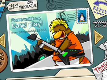 Screenshot of Club Penguin