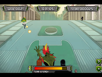 Screenshot of Cartoon Network - Ben 10 Alien Force - Forever Defense