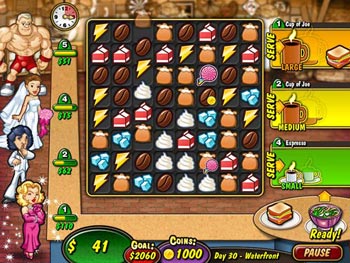 Screenshot of Coffee Rush