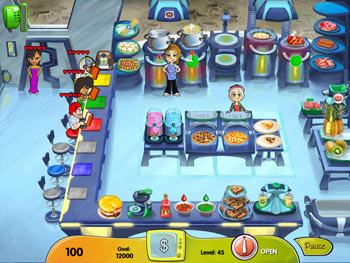 Screenshot of Cooking Dash - DinerTown Studios