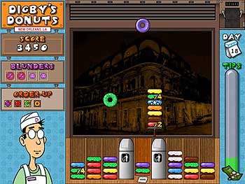 Screenshot of Digby's Donuts