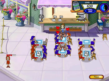 Screenshot of Diner Dash 2 Restaurant Rescue