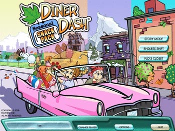 Screenshot of Diner Dash - Seasonal Snack Pack