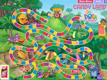 Screenshot of Candy Land Dora