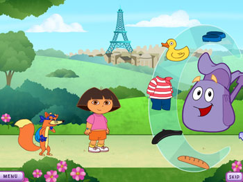 Screenshot of Dora's World Adventure