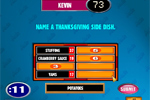 Screenshot of Family Feud Holiday