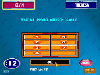 Screenshot of Family Feud Holiday