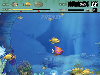 Screenshot of Feeding Frenzy