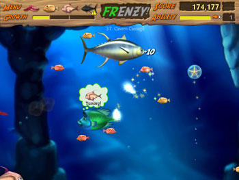 Screenshot of Feeding Frenzy 2