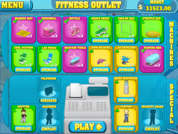 Screenshot of Fitness Frenzy