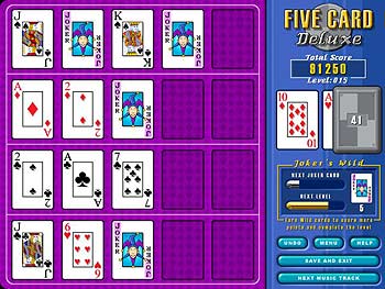 Screenshot of 5 Card Deluxe