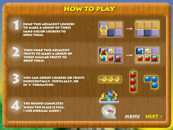Screenshot of Fruit Lockers