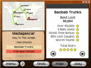 Screenshot of Funkiball Adventure