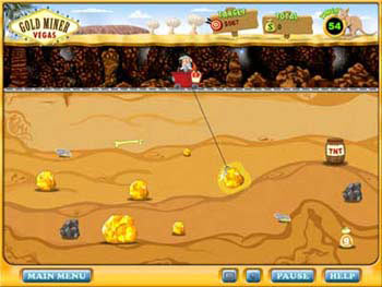 Screenshot of Gold Miner Vegas