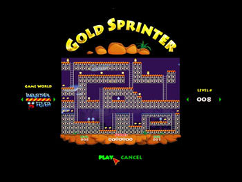 Screenshot of Gold Sprinter