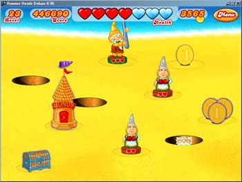 Screenshot of Hammer Heads Deluxe