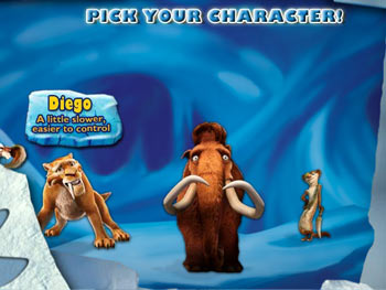 Screenshot of Ice Age 3 - Boney Coaster
