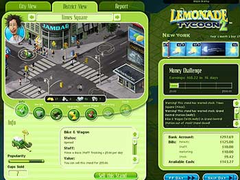 Screenshot of Lemonade Tycoon 2