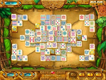 Screenshot of Mahjongg - Ancient Mayas