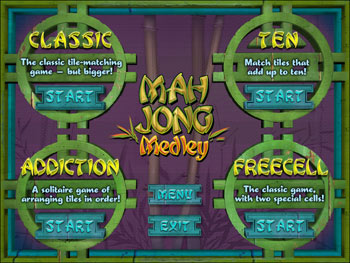Screenshot of Mah Jong Medley