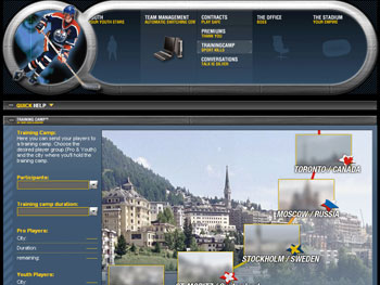 Screenshot of Hockey Manager