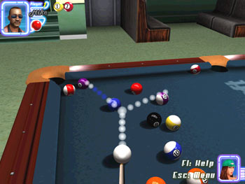 Screenshot of Midnight Pool 3D