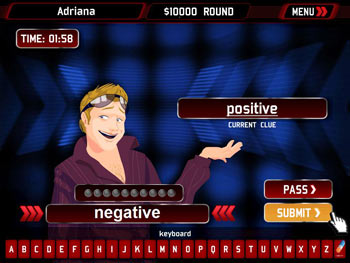 Screenshot of Million Dollar Password 2009 Edition