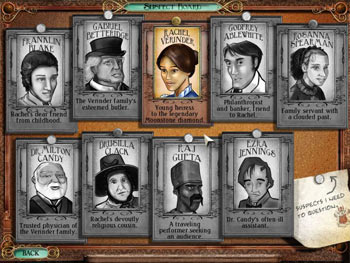 Screenshot of Mystery Masterpiece - The Moonstone