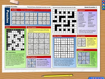 Screenshot of Newspaper Puzzle Challenge