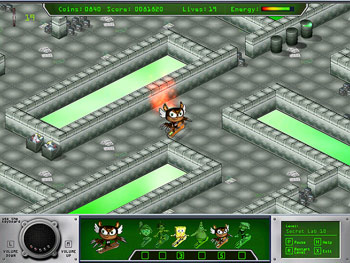 Screenshot of Nicktoons Hoverzone