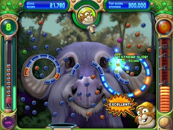 Screenshot of Peggle