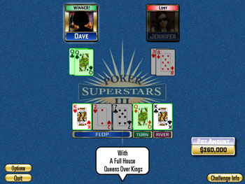 Screenshot of Poker Superstars III