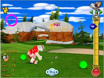 Screenshot of Polar Golfer
