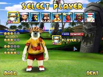 Screenshot of Polar Golfer Pineapple Cup