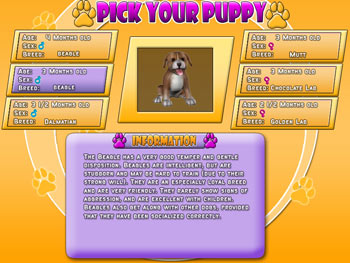 Screenshot of Puppy Luv