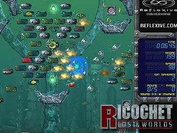Screenshot of Ricochet Lost Worlds